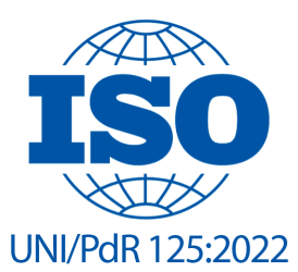 Logo per la certificazione PdR125 di Seteco Genova, dedicata alla parità di genere.